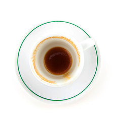 Image showing empty cup of coffe