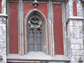 Image showing Restored church window