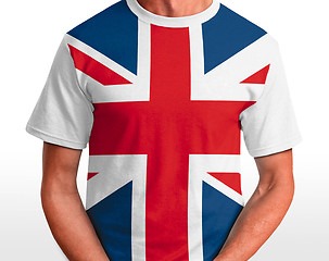 Image showing UK t-shirt isolated on white