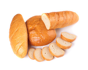 Image showing fresh sliced bread