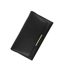 Image showing Womens Black Wallet isolated