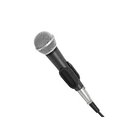 Image showing microphone on a white background