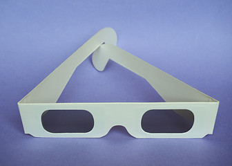 Image showing Disposable 3D glasses for movies