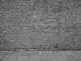 Image showing Red brick wall background