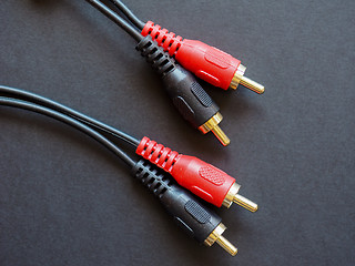 Image showing Audio cable with phono (RCA) connector