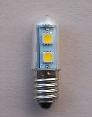 Image showing Led light E14 screw