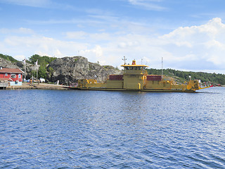 Image showing Ferry on sweden westcoast