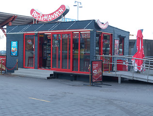 Image showing Hot dog stand