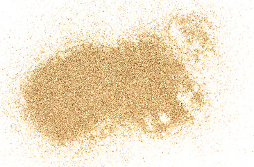 Image showing sand on white