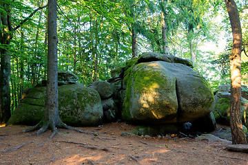 Image showing rock formation Devil Ass, Czech Canada