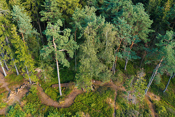 Image showing view from lookout U Jakuba to forest