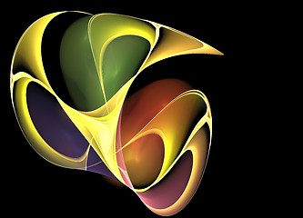 Image showing Fancy colorful shape