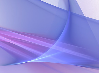 Image showing Blue crystal background