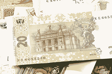 Image showing european money vector illustration