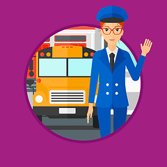 Image showing School bus driver.