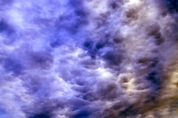 Image showing photographed the sky with clouds