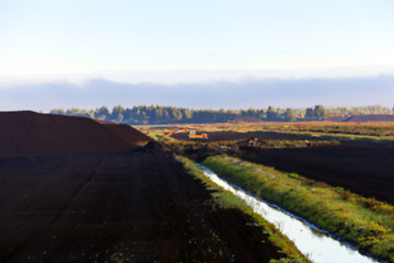 Image showing extraction of peat