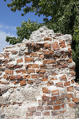 Image showing Old brick wall