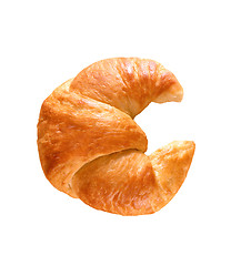 Image showing Fresh and tasty croissant