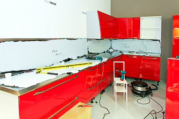 Image showing Kitchen in progress