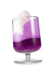 Image showing alcoholic cocktail in a tall glass