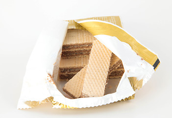 Image showing Wafers are isolated on a white background.