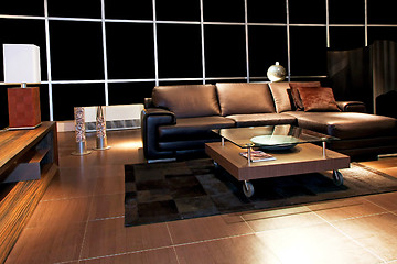 Image showing Living room brown