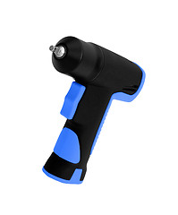 Image showing electric screwdriver isolated