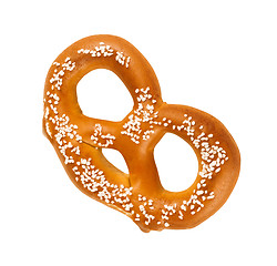 Image showing bun with sweet sesame seeds isolated