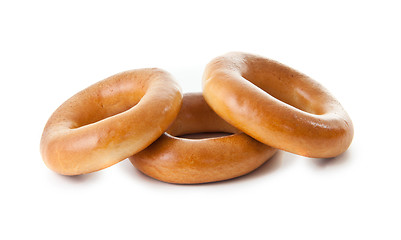 Image showing three bagels composition