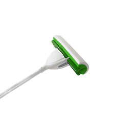 Image showing green mop isolated on white