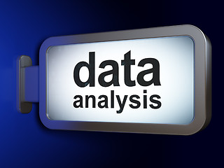 Image showing Data concept: Data Analysis on billboard background