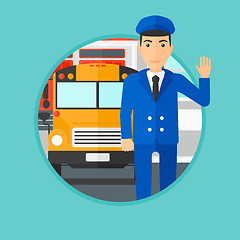 Image showing School bus driver.