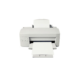 Image showing laser printer isolated