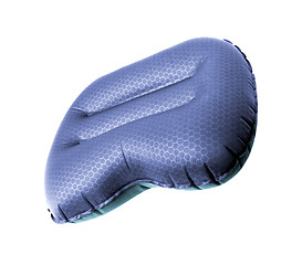 Image showing inflatable pillow isolated on a white background