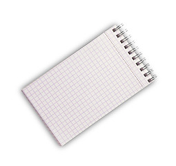 Image showing Spiral bound note pad