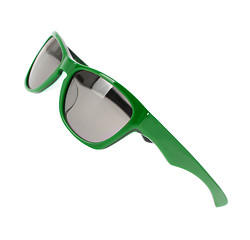 Image showing Green sunglases isolated on white