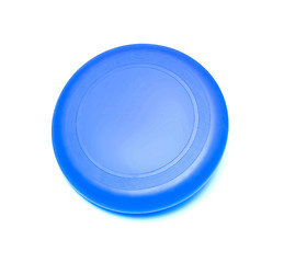 Image showing blue plate on white background