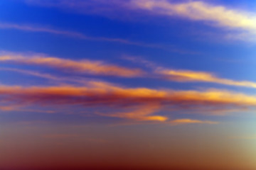 Image showing the sky during sunset