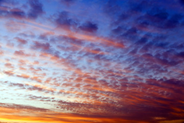 Image showing the sky during sunset