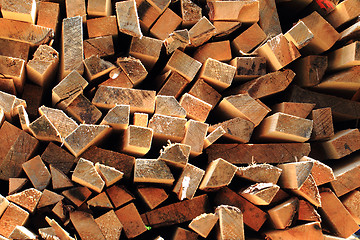 Image showing firewood natural texture