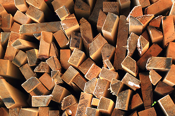 Image showing firewood natural texture