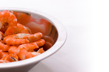 Image showing Prawns