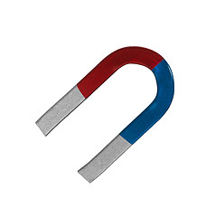 Image showing Horseshoe magnet isolated