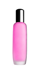Image showing pink toilet bottle