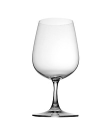 Image showing Empty wine glass, isolated on a white