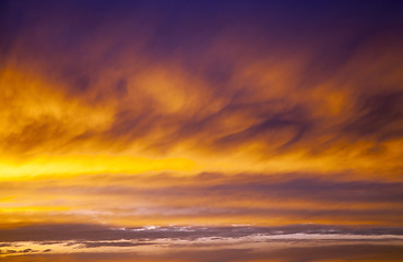 Image showing sky during sunrise