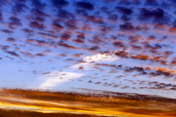 Image showing the sky during sunset