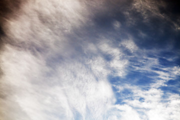 Image showing photographed the sky with clouds