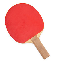 Image showing Ping pong paddle isolated on white